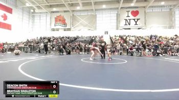 128 lbs Champ. Round 2 - Braydan Singleton, Whitney Point Youth Wrestling Club vs Deacon Smith, Shenendehowa Wrestling Club