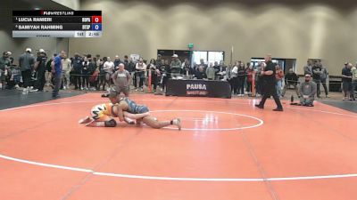 125 lbs Semis - Lucia Ranieri, Roselle Park vs Samiyah Rahming, Beat The Streets Philadelphia