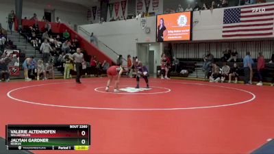 140 lbs Semifinal - Jalyiah Gardner, Keokuk vs Valerie Altenhofen, Williamsburg