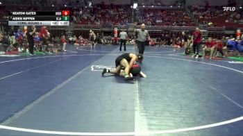 2A-150 lbs Cons. Round 4 - Aiden Hippen, Clear Lake vs Keaton Gates, West Branch