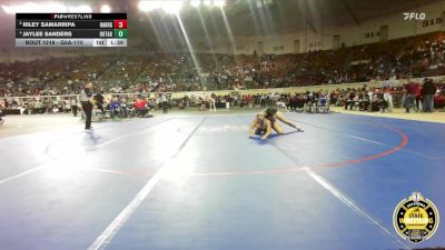 G5A-170 lbs Quarterfinal - Riley Samarripa, Harrah-Girls vs Jaylee Sanders, Oologah-Talala-Girls