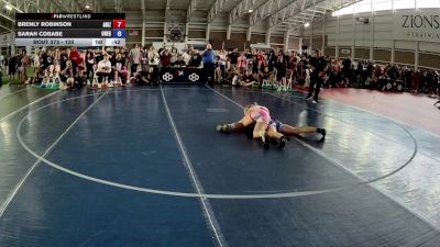 120 lbs Cons. Round 2 - Brenly Robinson, Arizona vs Sarah Cobabe, Oregon