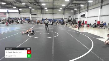 62 lbs Rr Rnd 1 - Raiden Crook Hutsler, White River Jr. WC vs Kain Lopez, Yuma Chain Gang
