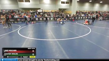 110 lbs Cons. Round 4 - Jake Mescher, ID vs Hunter Avalos, TX