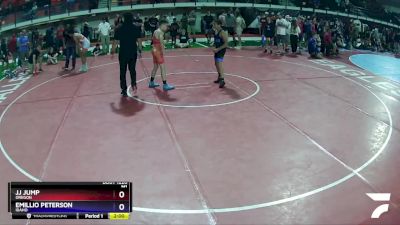 105 lbs Round 2 - Jj Jump, Oregon vs Emillio Peterson, Idaho