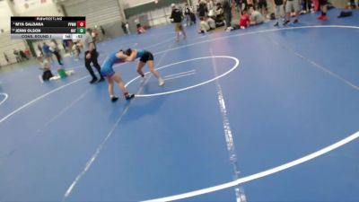 94-105 lbs Cons. Round 1 - Jenni Olson, NATF vs Mya Saldana, Pikes Peak Warriors Wrestling