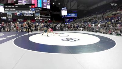 94 lbs Champ. Rd Of 32 - Gavin Boller, MI vs Kruz Keller, IA