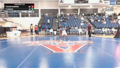 125 lbs Consi Of 8 #2 - Julian Dawson, Morgan State vs Jj Peace, American
