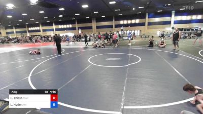 70 kg Consolation - Evan Thiele, Coachella Valley WC vs Liam Hyde, Grindhouse WC