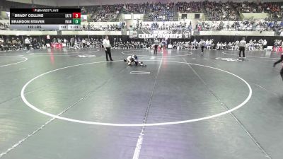 132 lbs Brandon Staver, Evansville vs Brady Collins, East Troy