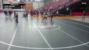 141 lbs Semifinal - Owen Uhls, Missouri vs Danny Martinez, SIU Edwardsville