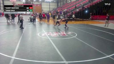 141 lbs Semifinal - Owen Uhls, Missouri vs Danny Martinez, SIU Edwardsville