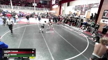 113 lbs Champ. Round 3 - Carter Tughan, Tahoma vs Nolan Brown, Belgrade