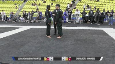 Gabriel Roriz Fernandes vs Lukas Henrique Costa Santos 2026 CBJJE International BJJ Championships