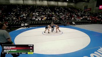 5A 235 lbs Quarterfinal - Rylyn Denney, Cedar Valley vs Adyson Knight, Wasatch