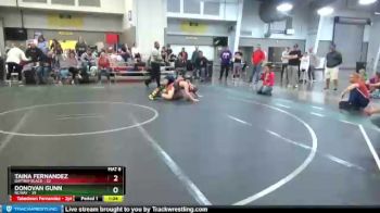 120 lbs Round 2 (6 Team) - Donovan Gunn, NCWAY vs Taina Fernandez, Daytrip Black