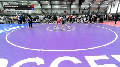 120 lbs Cons. Sub-quarters - Myles Edwards, Fighting Squirrels vs Eagle Clark