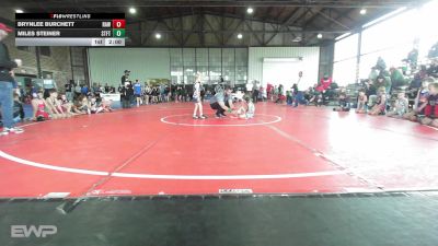 46 lbs Rr Rnd 1 - Brynlee Burchett, Raw Wrestling Club vs Miles Steiner, Standfast