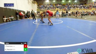 110 lbs Quarterfinal - Isabel Pastrana, Cowboy Wrestling Club vs Karmony Pearson, Madill Takedown