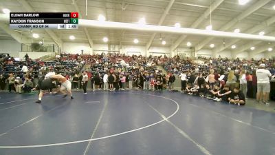 285 lbs Champ. Rd Of 64 - Kaydon Franson, West Field vs Elijah Barlow, Hurricane