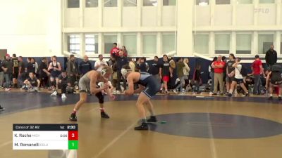 165 lbs Consi Of 32 #2 - Konner Roche, Michigan State vs Matt Romanelli, Columbia