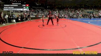 37 lbs Round Of 16 - Thomas Castaneda, El Paso Texas Wrestling Club vs Ryatt Wilson, Keystone Wrestling Club