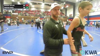 61 lbs Rr Rnd 2 - Dean Lovelace, Caney Valley Wrestling vs Hudson Massara, Barnsdall Youth Wrestling
