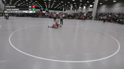 157 lbs Cons. Rd Of 32 - Logan Kuck, Ringers Wrestling Club vs Diego Ramirez, Texas
