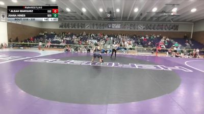 235 lbs Semifinal - Aleah Marquez, Riverton vs Juana Hines, Wind River