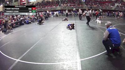 45 lbs Cons. Round 1 - Rory Mattson, Ponca Spears Wrestling Club vs Everett Codr, Seward Wrestling Club