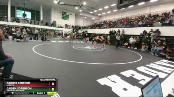 150 lbs Quarterfinal - Dakota Ledford, Laramie vs Caiden Sorenson, Greybull/Riverside