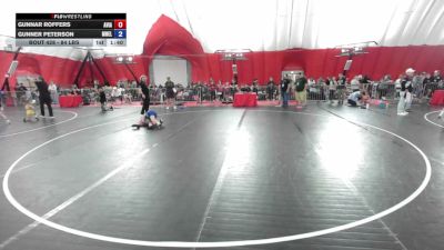 84 lbs Champ. Round 5 - Gunnar Roffers, Aviators vs Gunner Peterson, Mn Elite