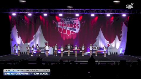 San Antonio Spirit - Team Black [2025 L3 Junior - D2 - Small Day 1] 2025 NCA Holiday Classic