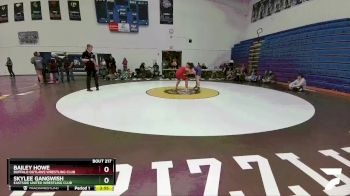 144-152 lbs Quarterfinal - Bailey Howe, Buffalo Outlaws Wrestling Club vs Skylee Gangwish, Eastside United Wrestling Club