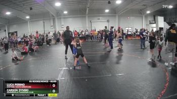 60/65 Round 3 - Luca Perino, Eastside Youth Wrestling vs Carson Dynski, Summerville Takedown Club