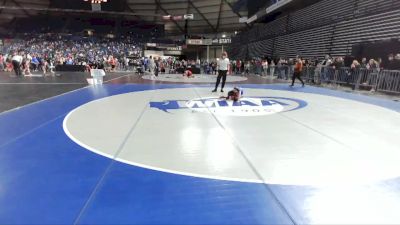 49 lbs Semifinal - Mason Maughan, Mat Demon Wrestling Club vs Cayden Kelly, NWWC