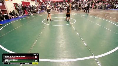 140 lbs Champ. Round 1 - Sierra Kibble, Mt. View vs Aishi Vijayaraghavan, Archbishop Mitty