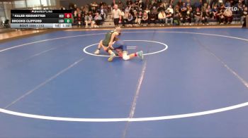 113 lbs Round 3 - Kaleb Keiswetter, Norton Community HS vs Brooks Clifford, Lincoln Southwest