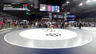 95 lbs Cons. Sub-rd Of 16 - Leah Gibbs, VA vs Kayla Bonds, AL