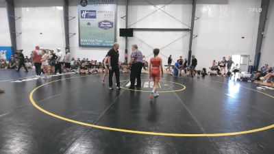 40 lbs Rr Rnd 6 - Juliana Oboczky, MPOWER Girls Wrestling Club - W vs Lanaia Selig, Mat Demon - W