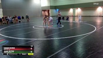 120 lbs Round 4 (16 Team) - Gage Rutan, Fight Barn WC vs Chase Burns, BEE City