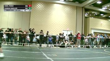 138 lbs Round Of 128 - Osiel Perez, Wright Wreslting Academy vs Curran Smeller, Portland Mat Club