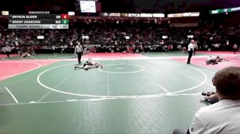 95 lbs Champ. Round 2 - Bryson Slider, GWRA vs Brody Charlton, WSW1