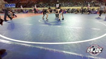 86 lbs Consi Of 8 #2 - Sammy Cox, Blaine County Grapplers vs Brennan Guerra, Newcastle Youth Wrestling