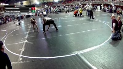 50 lbs Champ. Round 1 - Brody Schmidt, 2TG vs Clayton Barber, CWO