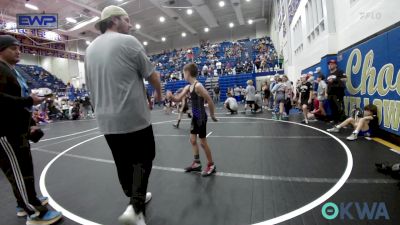 64 lbs Quarterfinal - Keb Deppen, Norman Grappling Club vs Paxton Small, Choctaw Ironman Youth Wrestling