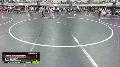 175 lbs Cons. Round 1 - Cameron Van Egeren, Luxemburg-Casco Wrestling Club vs Rhys Rowley, Guerrilla Wrestling Club