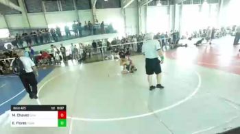 126 lbs Consi Of 8 #1 - Michael Chavez, Chavez Wrestling vs Elijah Flores, Pounders WC