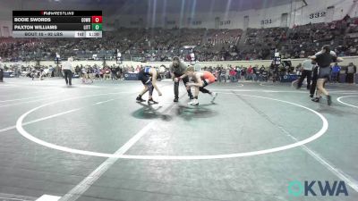 92 lbs Round Of 16 - Bodie Swords, Cowboy Wrestling Club vs Paxton Williams, Little Axe Takedown Club