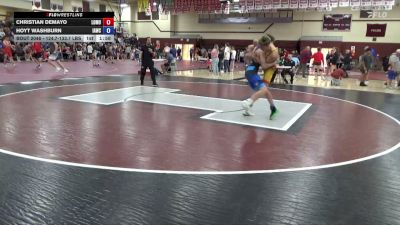 125.1-133.8 lbs Champ. Round 1 - Christian Demayo, Louisa Muscatine vs Hoyt Washburn, Immortal Athletics Wrestling Club
